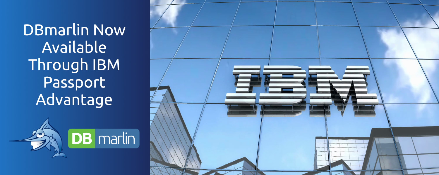 DBmarlin Now Available Through IBM Passport Advantage