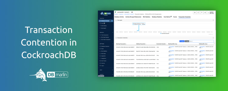 Transaction contention in CockroachDB