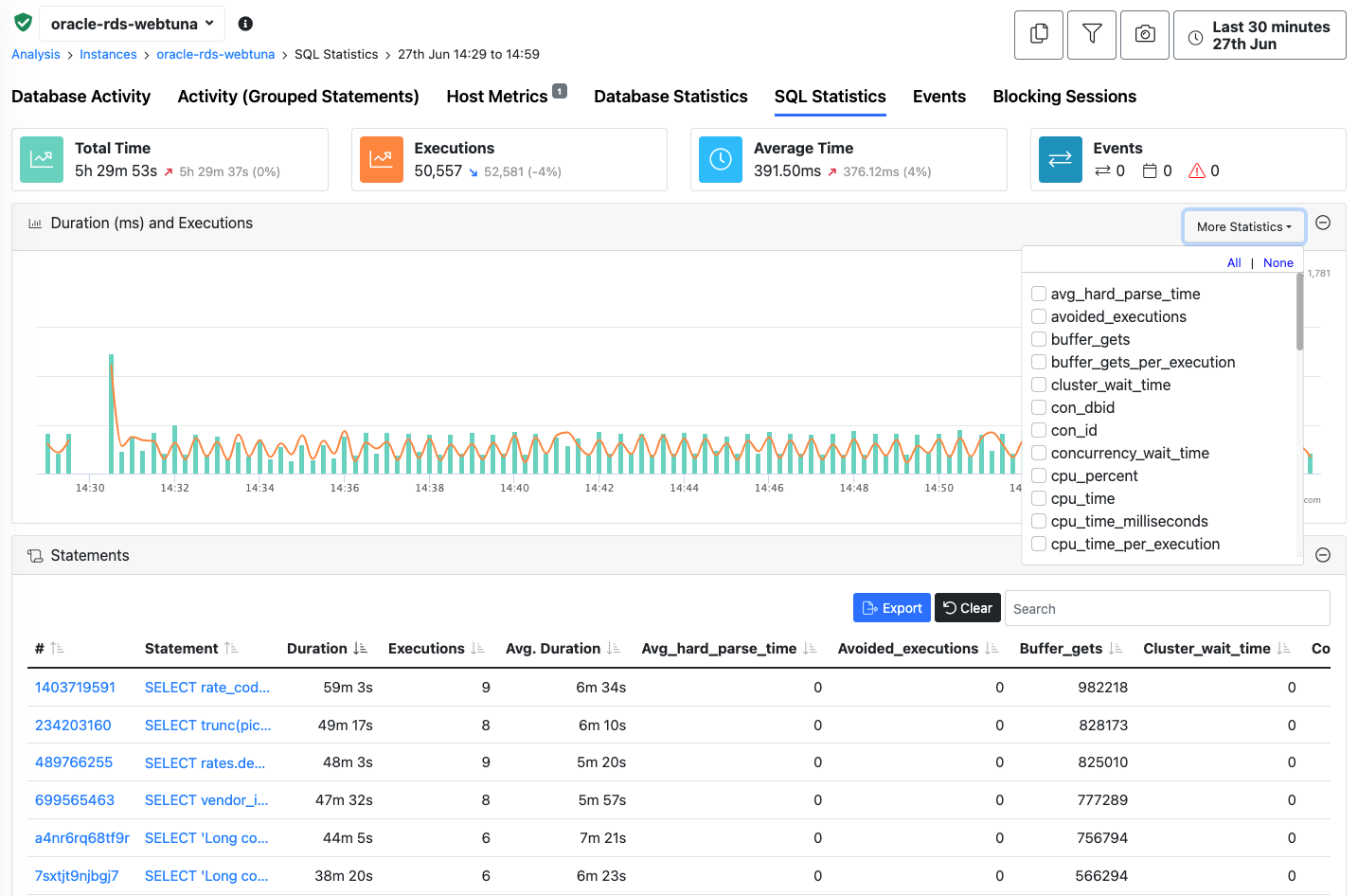 dbmarlin-choose-sql-stat-to-chart.png