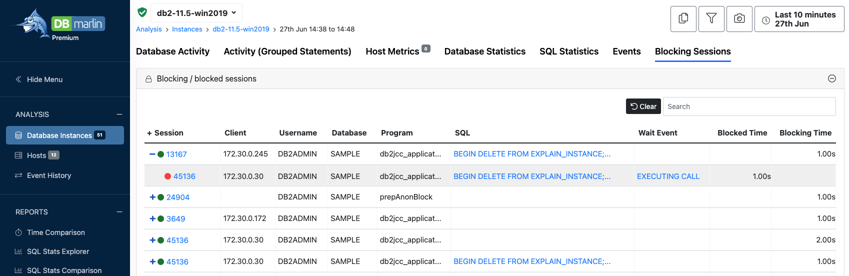 dbmarlin-db2-blocking-session.png