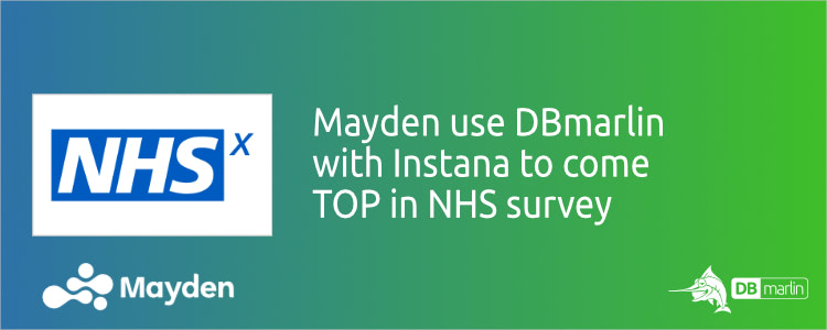 Mayden use DBmarlin with Instana to come TOP in NHS survey