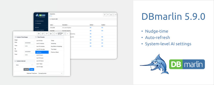 DBmarlin 5.9.0 now available with AI Co-pilot usability improvements