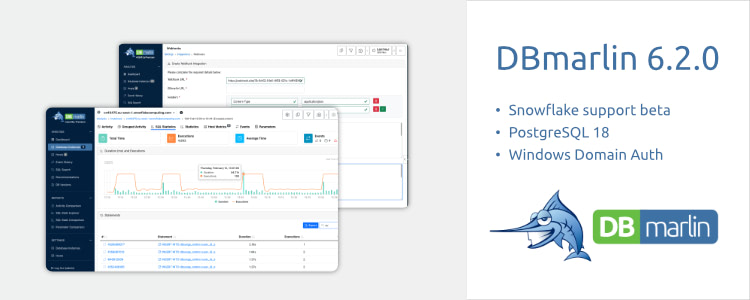 DBmarlin 6.2 Released – Now with Snowflake Support beta
