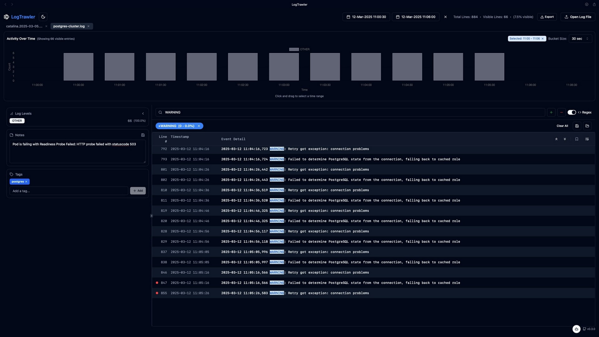 Automatically parses timestamps