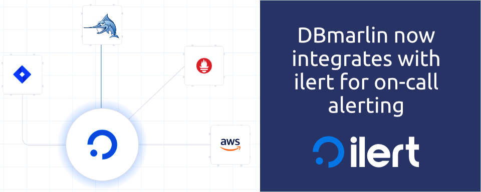 DBmarlin now integrates with ilert for on-call alerting
