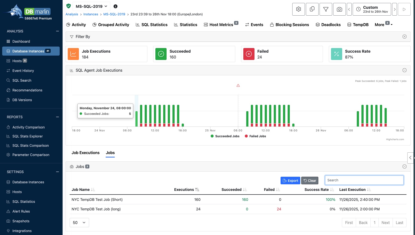 SQL Agent Jobs Aggregation