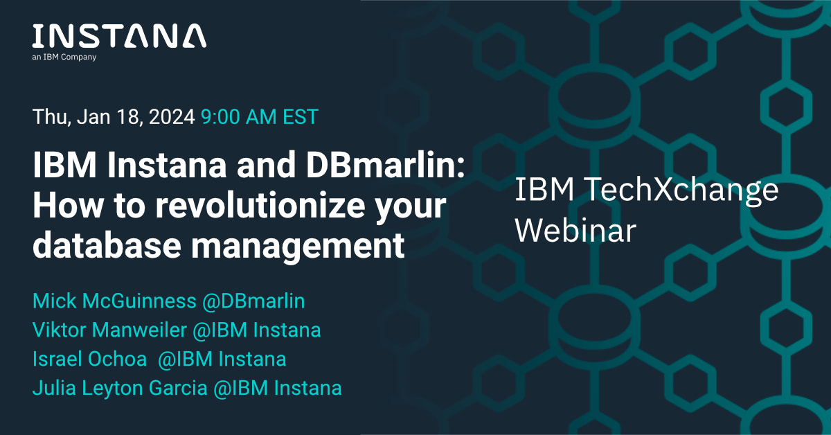 IBM Instana and DBmarlin: How to revolutionize your database management