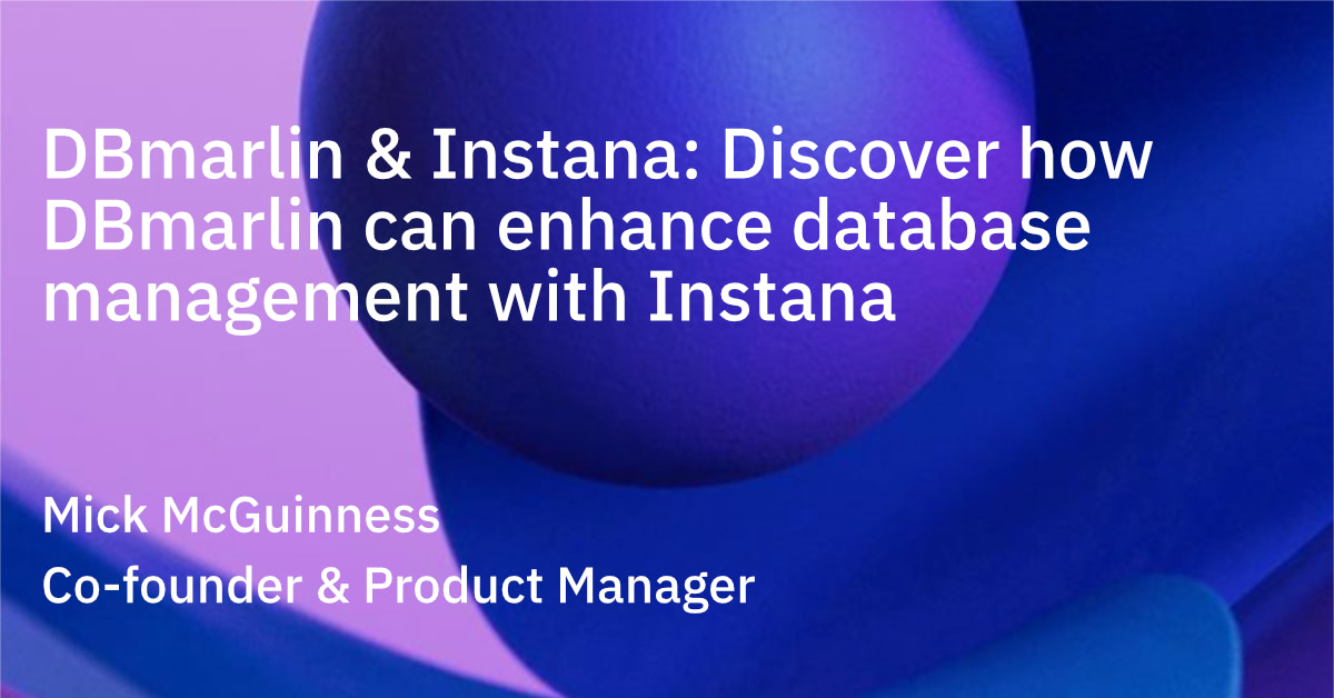 IBM Instana Tech Exchange Webinar
